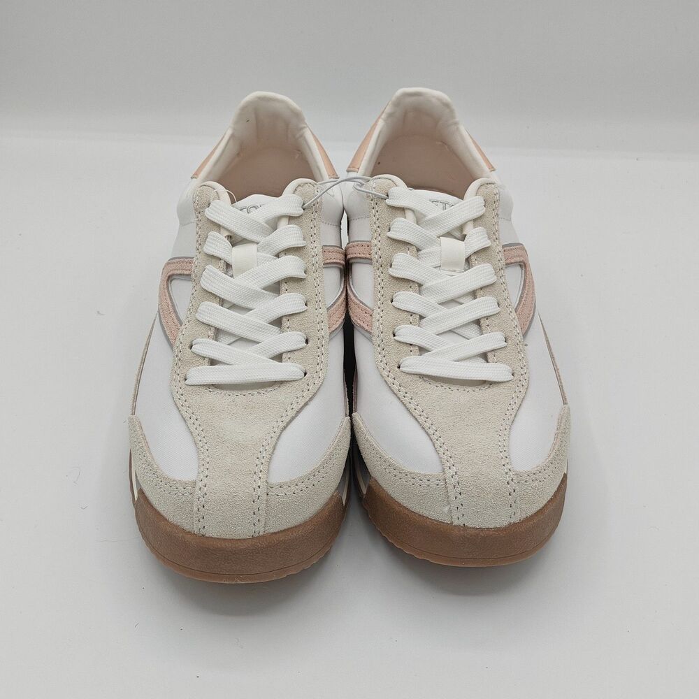 Tretorn "Rawlins" Women’s, Leather & Nylon/Canvas, Sneaker (Gray/Pink) - NEW - Picture 3 of 5